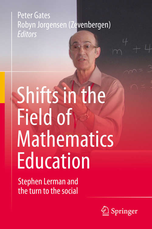 Book cover of Shifts in the Field of Mathematics Education