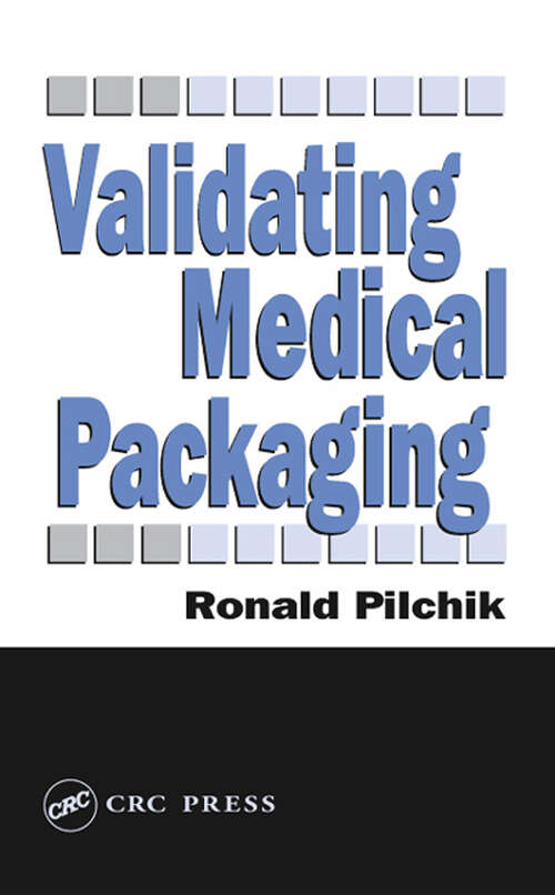Book cover of Validating Medical Packaging