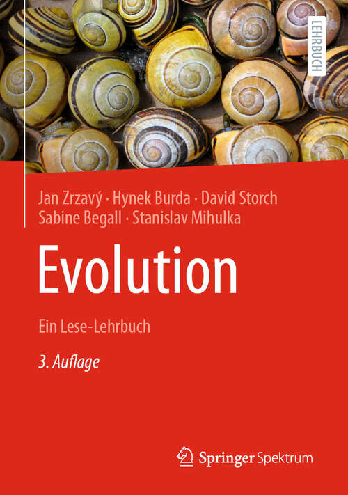 Book cover of Evolution: Ein Lese-Lehrbuch (3. Auflage 2024)