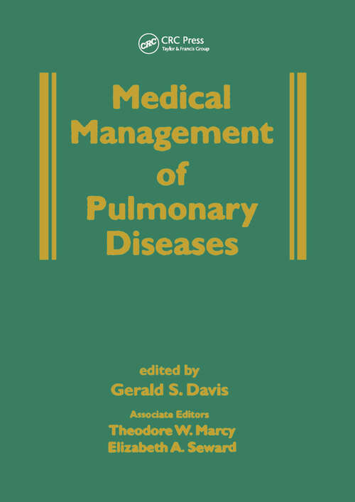 Book cover of Medical Management of Pulmonary Diseases (1)