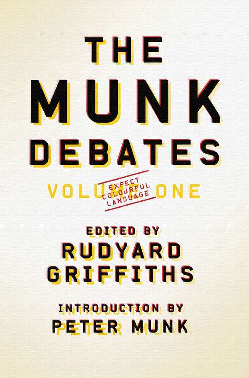 Book cover of The Munk Debates (The Munk Debates)