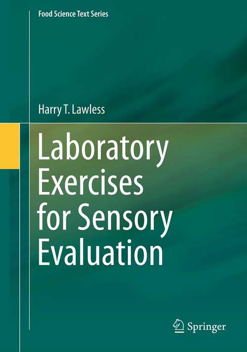 Book cover of Laboratory Exercises for Sensory Evaluation