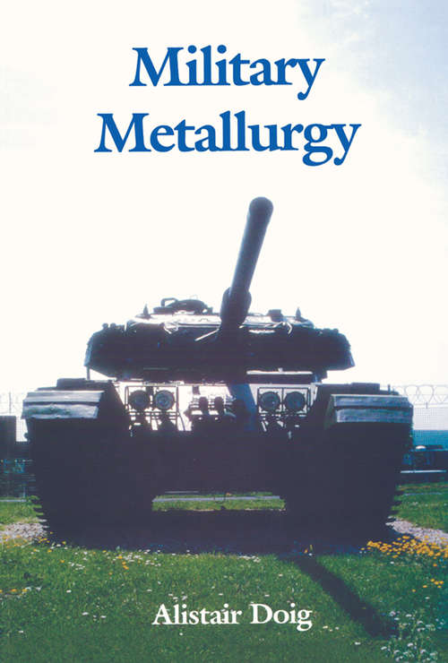 Book cover of Military Metallurgy