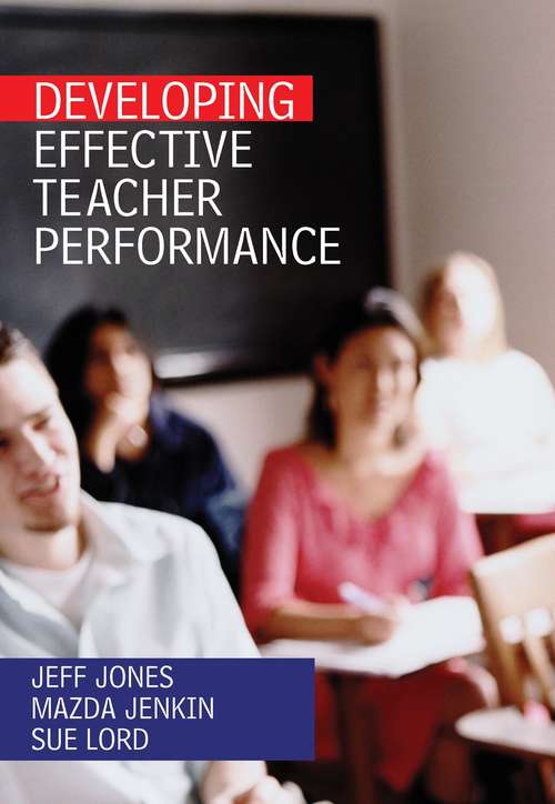 Book cover of Developing Effective Teacher Performance