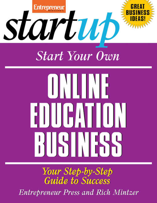 Book cover of Start Your Own Online Education Business