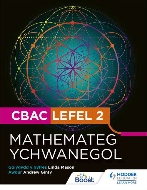 Book cover of CBAC Lefel 2 Mathamateg Ychwanegol(Welsh edition)