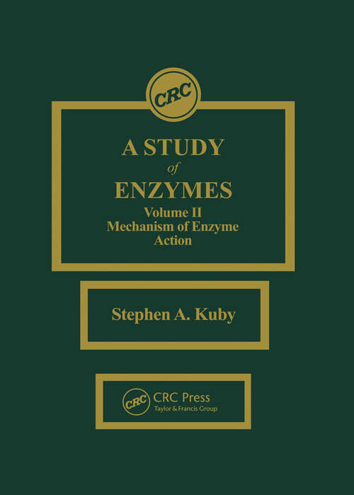 Book cover of A Study of Enzymes, Volume II