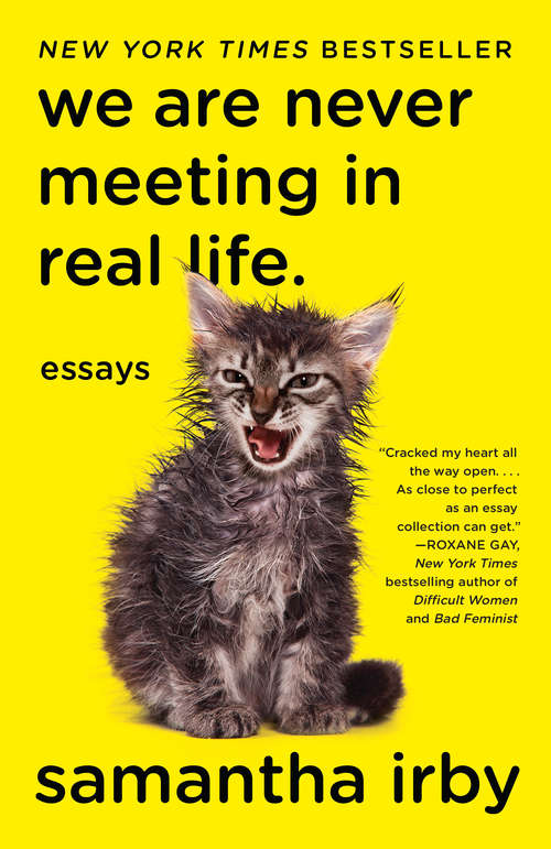 Book cover of We Are Never Meeting in Real Life.: Essays