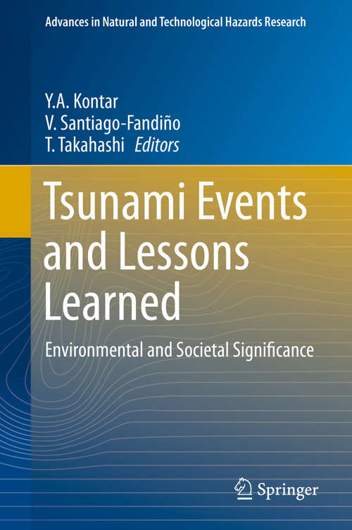 Book cover of Tsunami Events and Lessons Learned