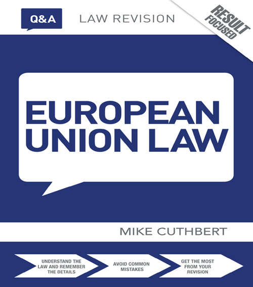 Book cover of Q&A European Union Law (10) (Questions and Answers)