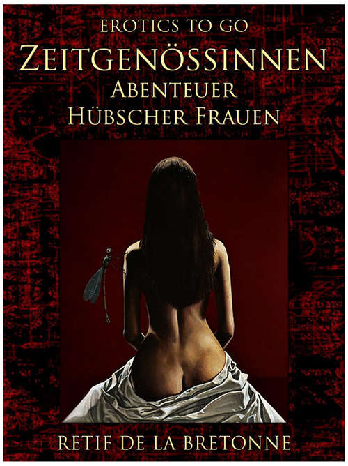 Book cover of Zeitgenössinnen: Revised Edition Of Original Version (Erotics To Go)