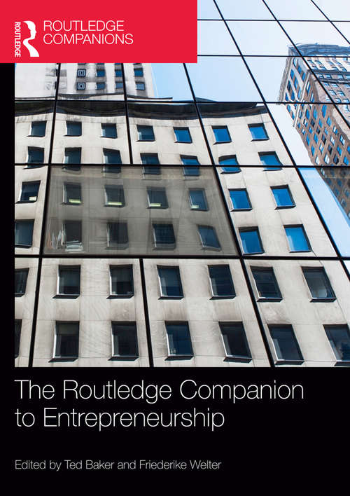 Book cover of The Routledge Companion to Entrepreneurship (Routledge Companions in Business and Management)