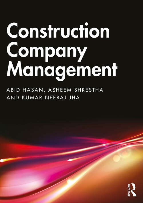 Book cover of Construction Company Management