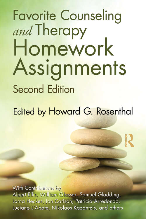 Book cover of Favorite Counseling and Therapy Homework Assignments (2)