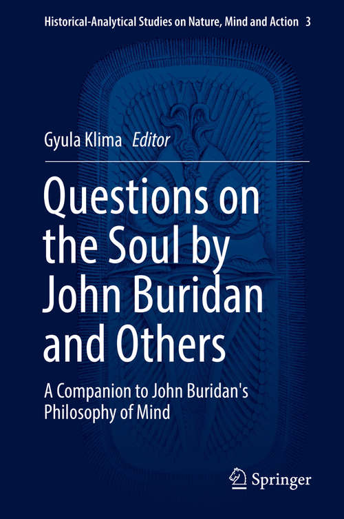 Book cover of Questions on the Soul by John Buridan and Others