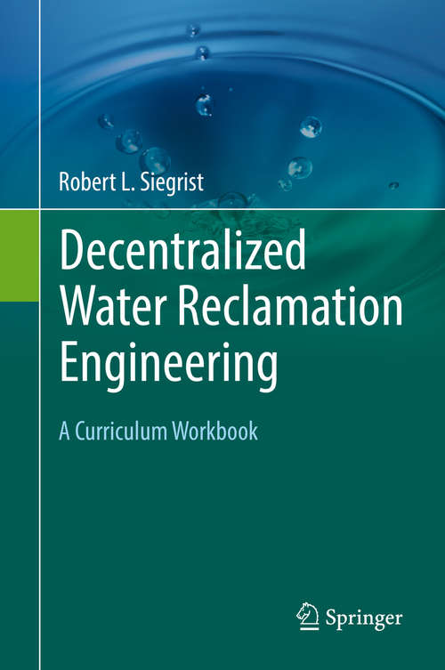 Book cover of Decentralized Water Reclamation Engineering