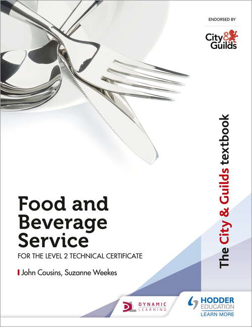 Book cover of The City & Guilds Textbook: Food And Beverage Service Lvl 2 Techcert Epub