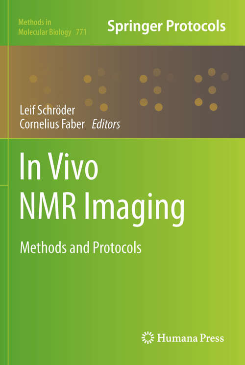 Book cover of In vivo NMR Imaging