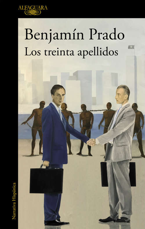 Book cover of Los treinta apellidos