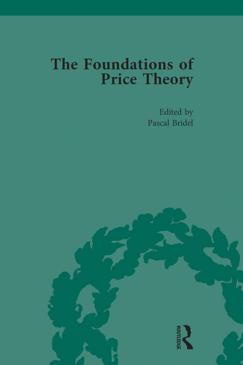 Book cover of The Foundations of Price Theory Vol 2