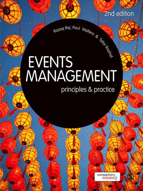 Book cover of Events Management: Principles and Practice