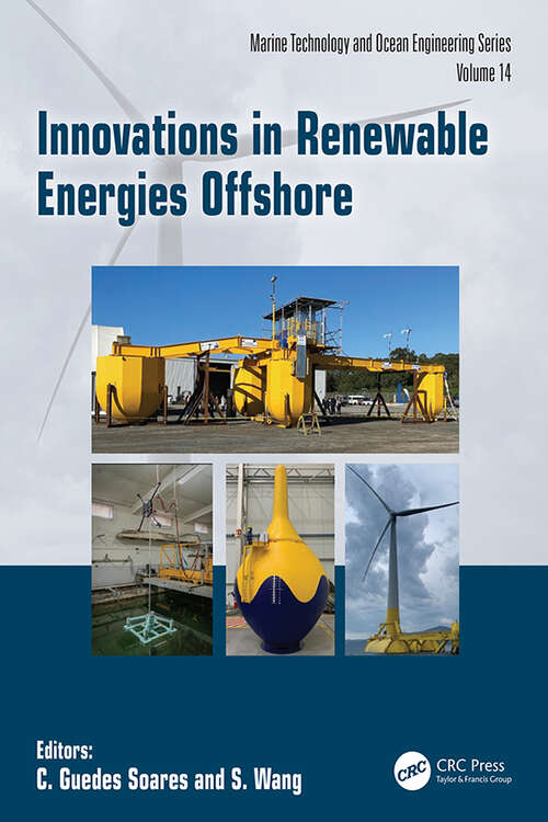 Book cover of Innovations in Renewable Energies Offshore: Proceedings of the 6th International Conference on Renewable Energies Offshore (RENEW 2024, 19-21 November 2024, Lisbon, Portugal). (Proceedings in Marine Technology and Ocean Engineering)