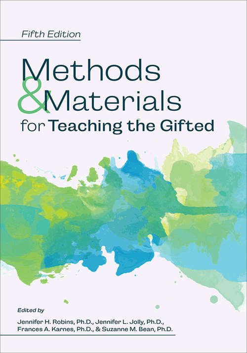 Book cover of Methods and Materials for Teaching the Gifted (5) (Other Ser.)