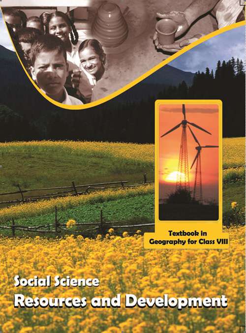 Book cover of Resources And Development class 8 - NCERT - 23 (Rationalised 2023-2024) (Geography)