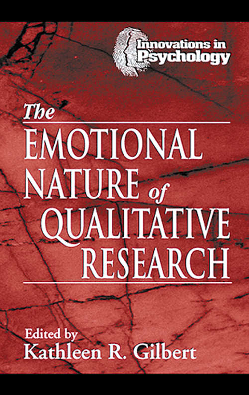 Book cover of The Emotional Nature of Qualitative Research