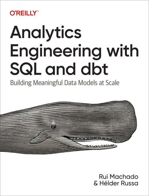 Book cover of Analytics Engineering with SQL and dbt