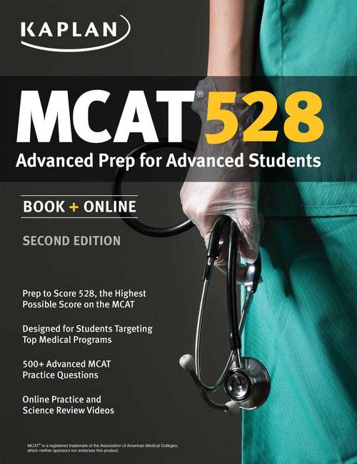 Book cover of Kaplan MCAT 528