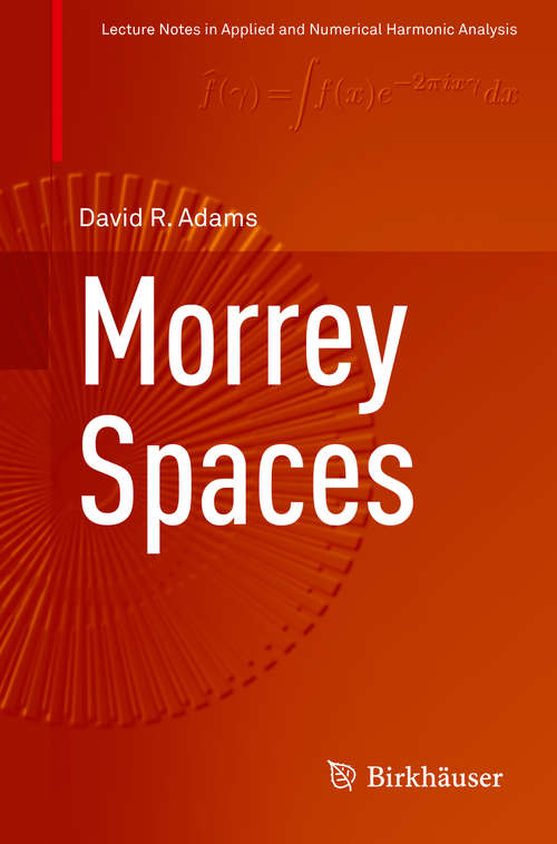 Book cover of Morrey Spaces