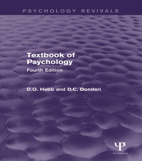 Book cover of Textbook of Psychology (4) (Psychology Revivals)