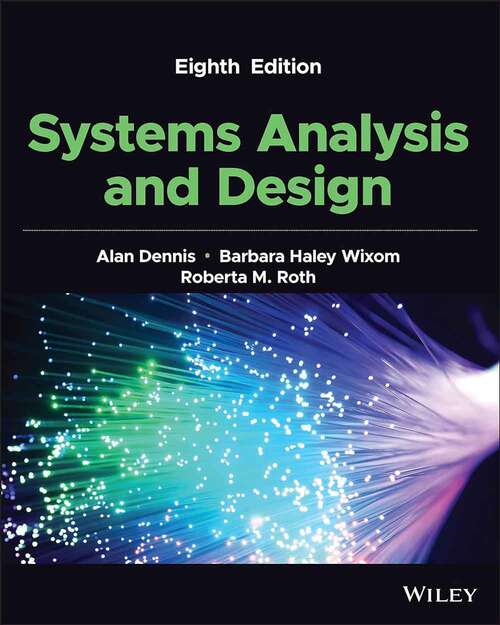 Book cover of Systems Analysis And Design (8)