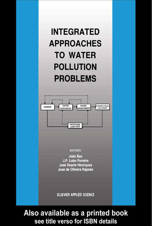 Book cover of Integrated Approaches to Water Pollution Problems