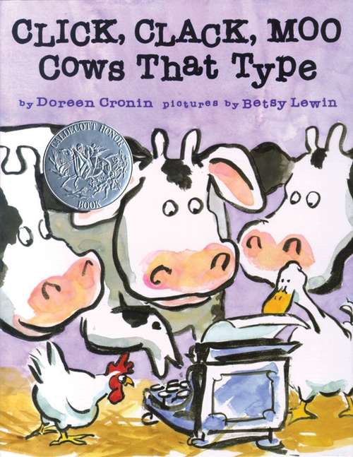 Book cover of Click, Clack, Moo: Cows That Type