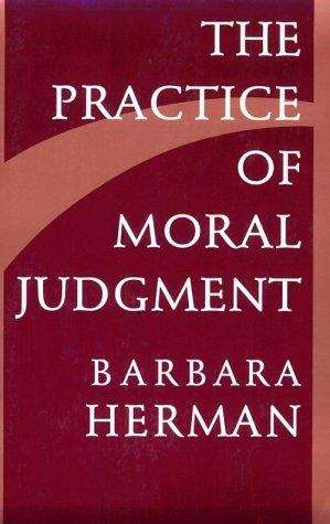 Book cover of The Practice of Moral Judgment