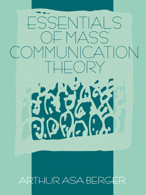 Book cover of Essentials of Mass Communication Theory