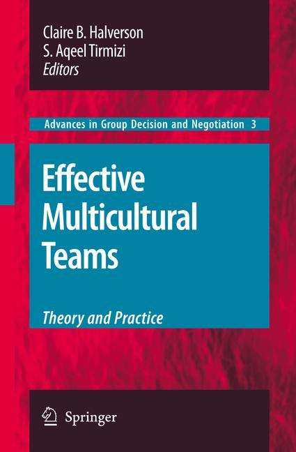 Book cover of Effective Multicultural Teams: Theory and Practice