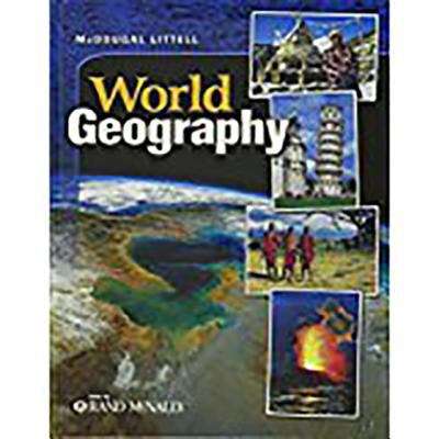 Book cover of McDougal Littell World Geography