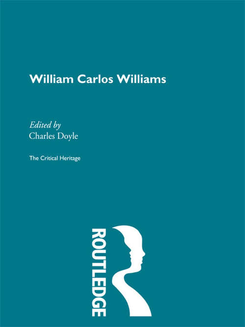 Book cover of William Carlos Williams