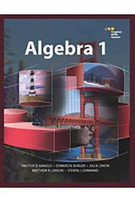 Book cover of Houghton Mifflin Harcourt Algebra 1