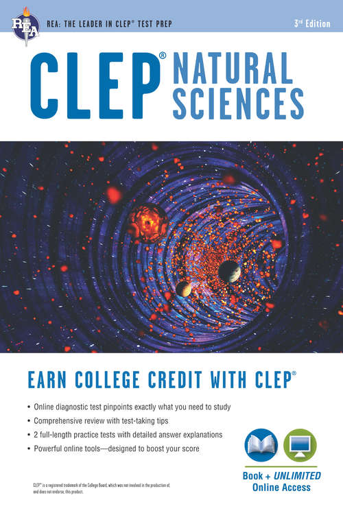 Book cover of CLEP® Natural Sciences Book + Online (2) (CLEP Test Preparation)