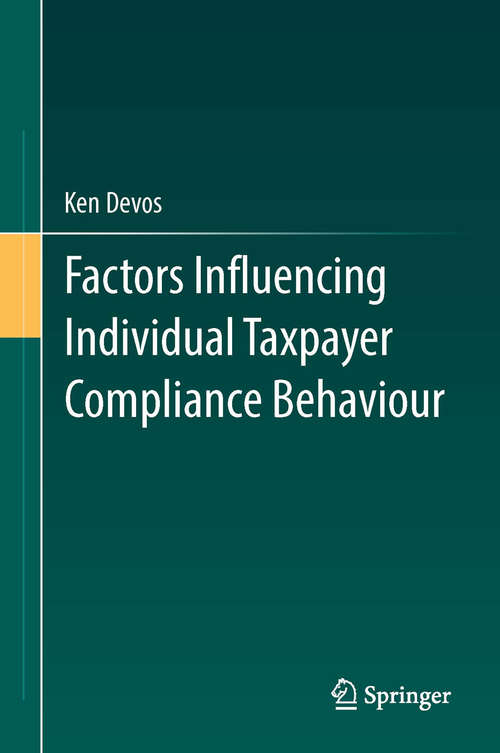 Book cover of Factors Influencing Individual Taxpayer Compliance Behaviour