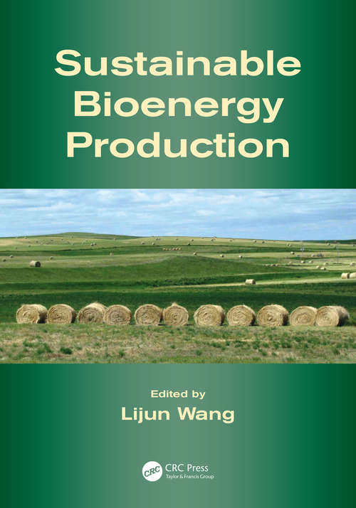 Book cover of Sustainable Bioenergy Production (1)