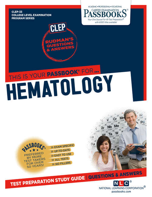 Book cover of HEMATOLOGY: Passbooks Study Guide (College Level Examination Program Series (CLEP))