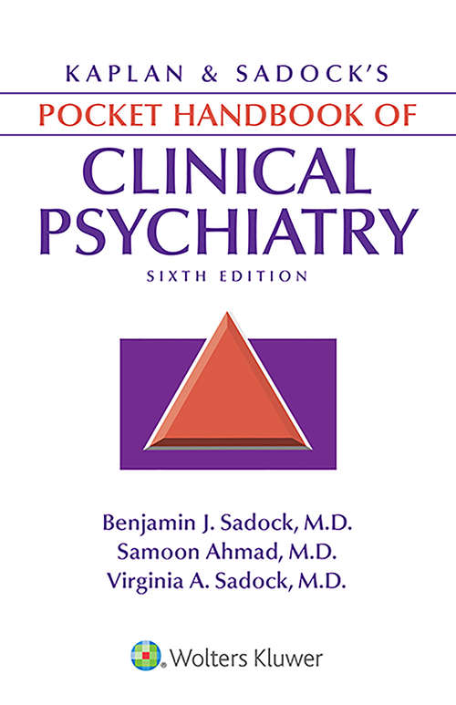 Book cover of Kaplan & Sadock's Pocket Handbook of Clinical Psychiatry (6)