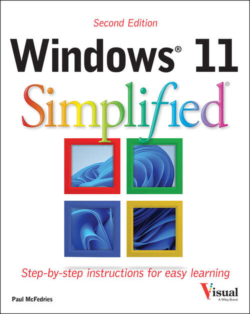 Book cover of Windows 11 Simplified (Teach Yourself VISUALLY (Tech))