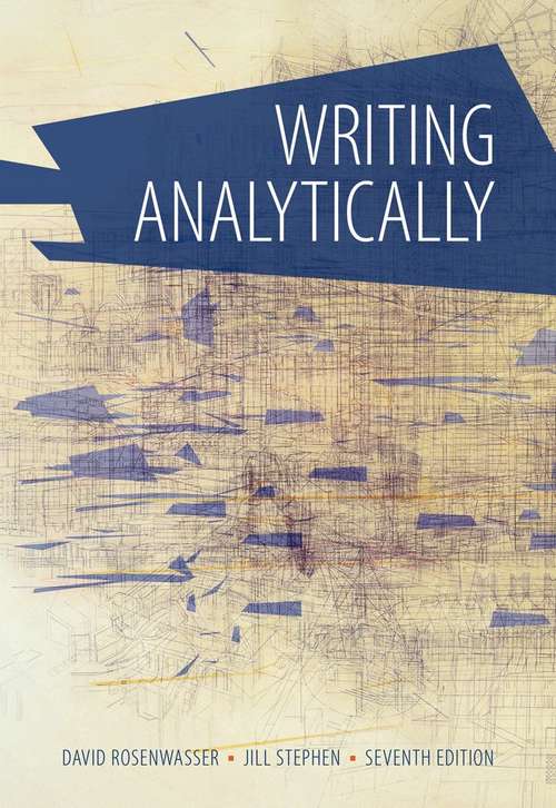 Book cover of Writing Analytically, Seventh Edition