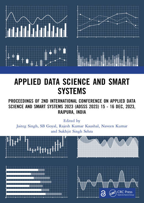 Book cover of Applied Data Science and Smart Systems